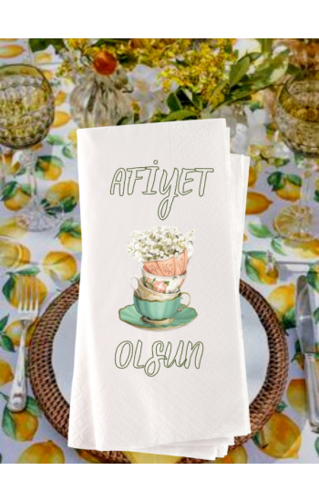 Afiyet Olsun Baskılı Sunum Peçetesi 20li 05…