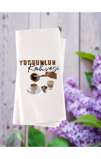 Kahve Temalı Esprili  Yazı Baskılı Konuşan Peçete 20 Adet 0012…