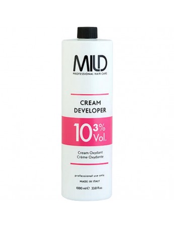 Mild Peroxside Cream Developer 3% 10 VOL. 1000ml.