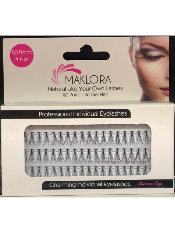 Maklora Natural 80'li Tekli Kirpik…