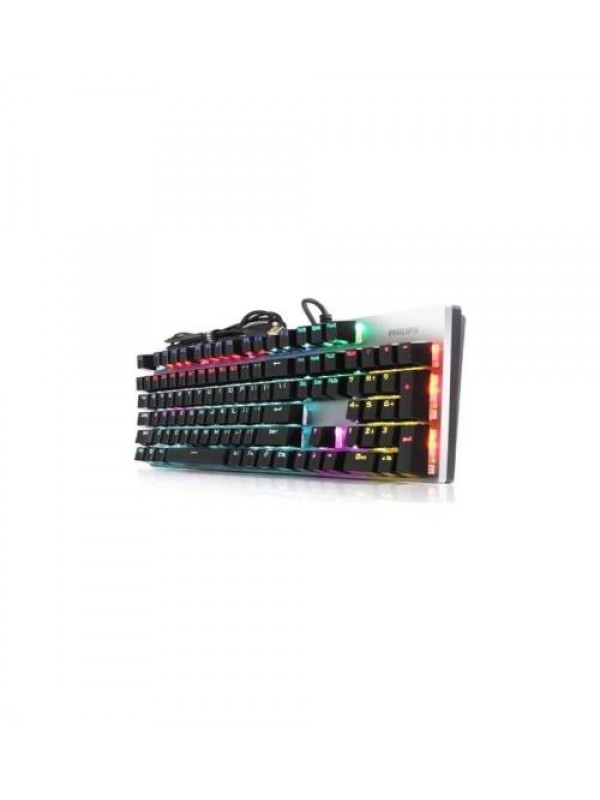 Philips Spk8404 Rainbow Mekanik Gaming Oyuncu Klavyesi Mavi Switch Türkçe 33445