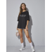 Yes I'am Cold Baskılı Beyaz Kadın T-shirt Siyah