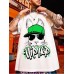 Hip Hop Baskılı Erkek Tişört Beyaz
