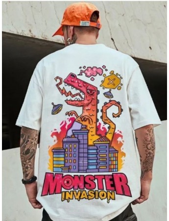 Monster Baskılı tişört