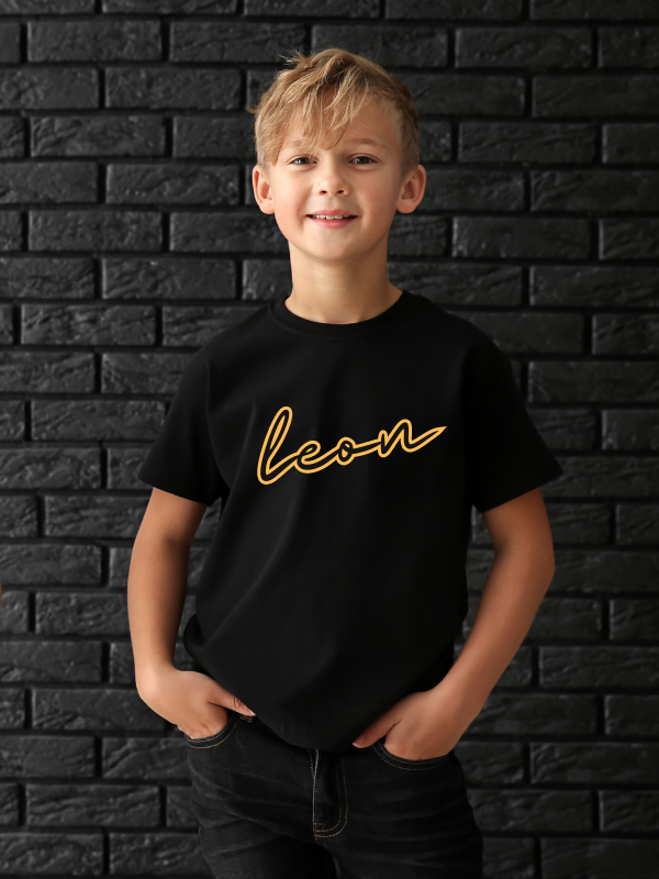 Leon Baskılı Erkek Çocuk Tişört…