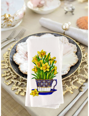 Kahve Baskılı Sunum Peçetesi 20li - 05