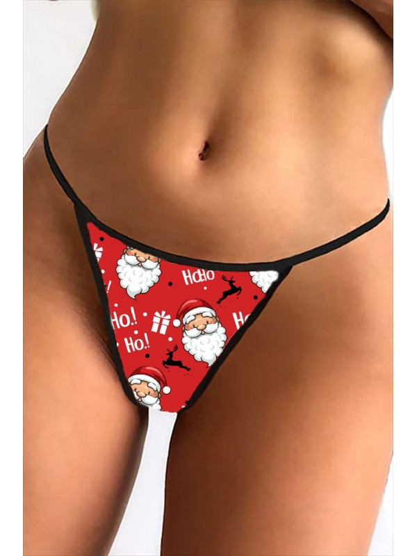 Bella Notte Yılbaşı Temalı Seksi Tanga 18035