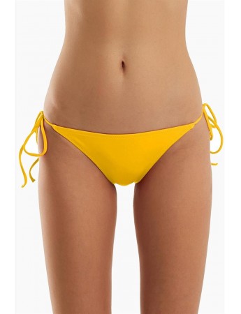 Bella Notte Yanları İpli Detaylı Sarı Bikini Altı L08A