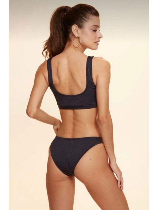 Bella Notte Tek Alt Siyah Bikini Altı N08A