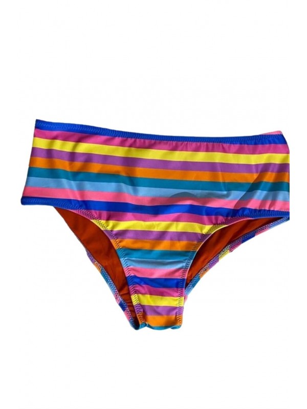 Bella Notte Yüksek Bel Çok Renkli Bikini Altı P01A