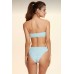 Bella Notte Mavi Straplez Bandaj Havlu Bikini Üstü N07U
