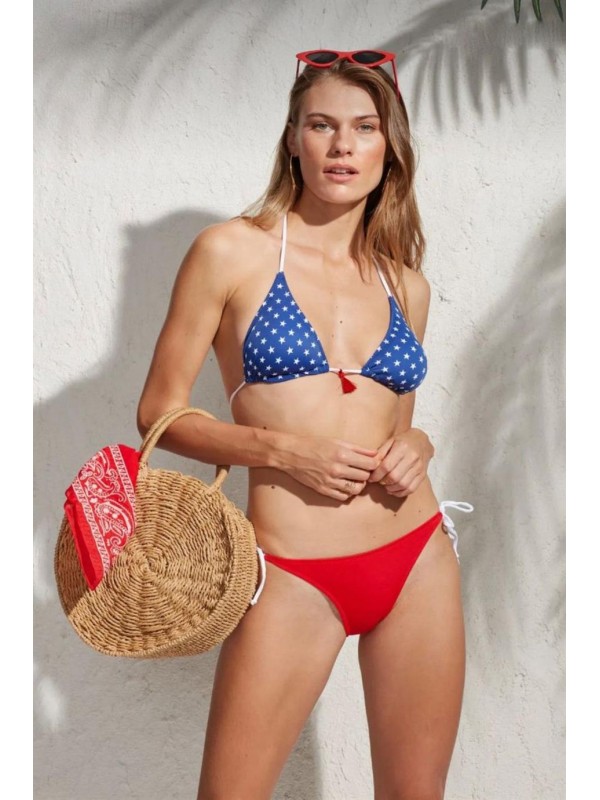 Bella Notte Çok Renkli Üçgen Bikini Takım N06T…
