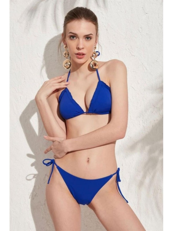 Bella Notte Saks Fırfırlı Bikini Takım N09T…