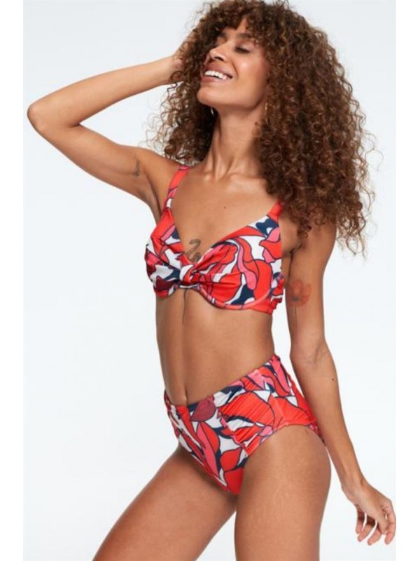 Bella Notte Büyük Beden Toparlayıcı Desenli Bikini Takım N2…