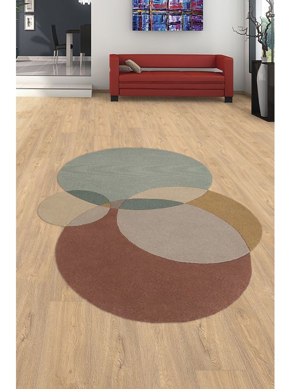 Kaymaz Taban Yıkanabilir Lazer Kesim Dekoratif Halı S4-LAZ-DOT-SM-372…
