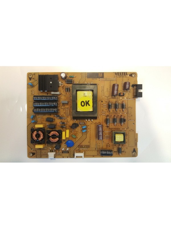 17IPS71, 23219355, VESTEL, VES490UNDL-2D-N01, 49FA5000, Power Board, B…