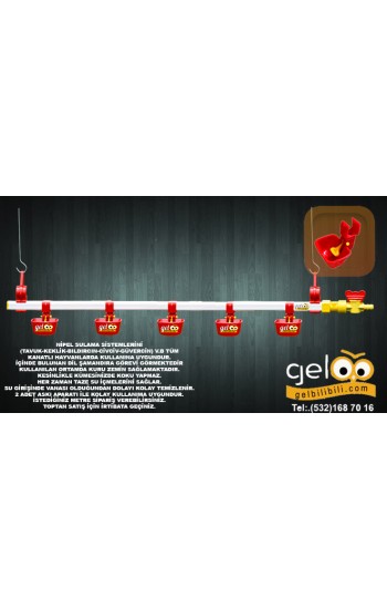 NİPEL SULUK SİSTEMİ 100 CM DİLLİ ÇANAK…