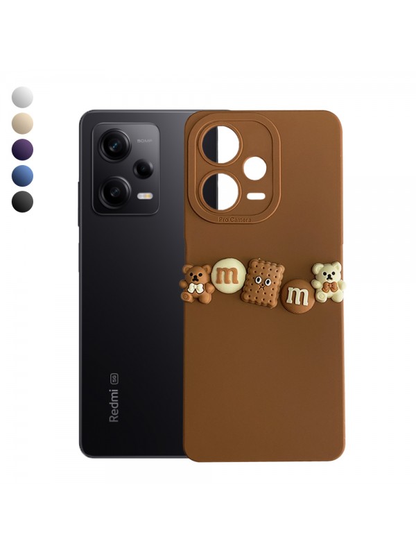 Xiaomi Redmi Note 12 Pro 5G Kılıf 3D M Bear Kamera Korumalı Silikon Kap…