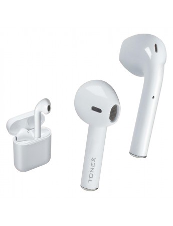 Tonex TX-400 TWS Kablosuz Kulak İçi Bluetooth Kulaklık - Beyaz