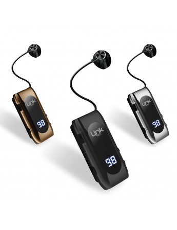 LinkTech V80 Pro Bluetooth Kulaklık Ekranlı Makaralı Titreşimli