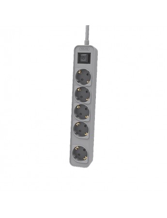 Philips CHP2154GB/62 5li Grup Priz Çocuk ve Akım Korumalı Priz 3mt - Gri