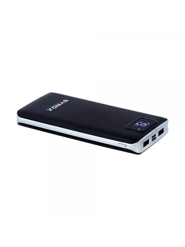 Syrox PB107 Powerbank Taşınabilir Batarya Ekranlı 20000 mAh Siyah…