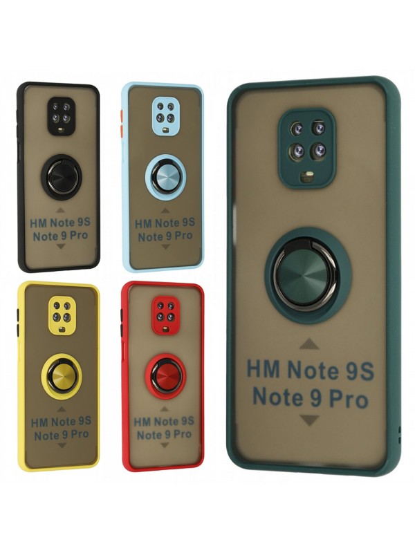 Xiaomi Redmi Note 9S / 9 Pro Kılıf Montrea Ring Yüzük Stantlı Kapak…