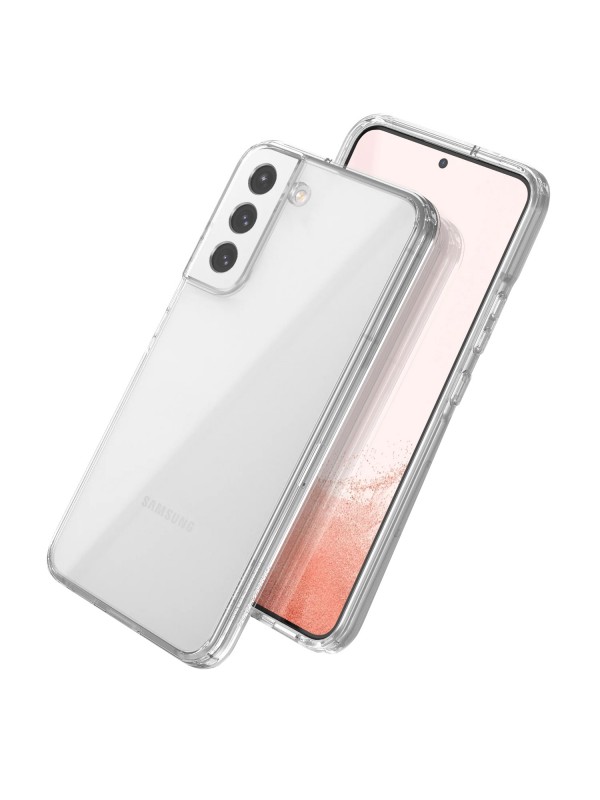 FitCase Samsung Galaxy S22 Kılıf Kamera Korumalı Silikon Şeffaf Arka K…