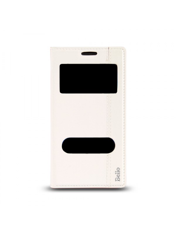 LG L Bello Gizli Mıknatıslı Pencereli Magnum Kılıf Beyaz…