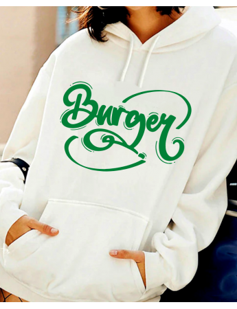 Burgey Baskılı Kadın Sweat