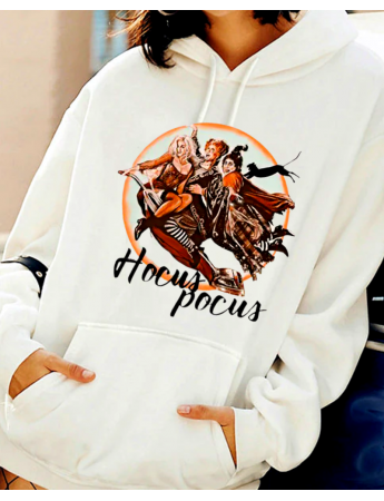 Hocus Pocus Baskılı Kadın Sweat