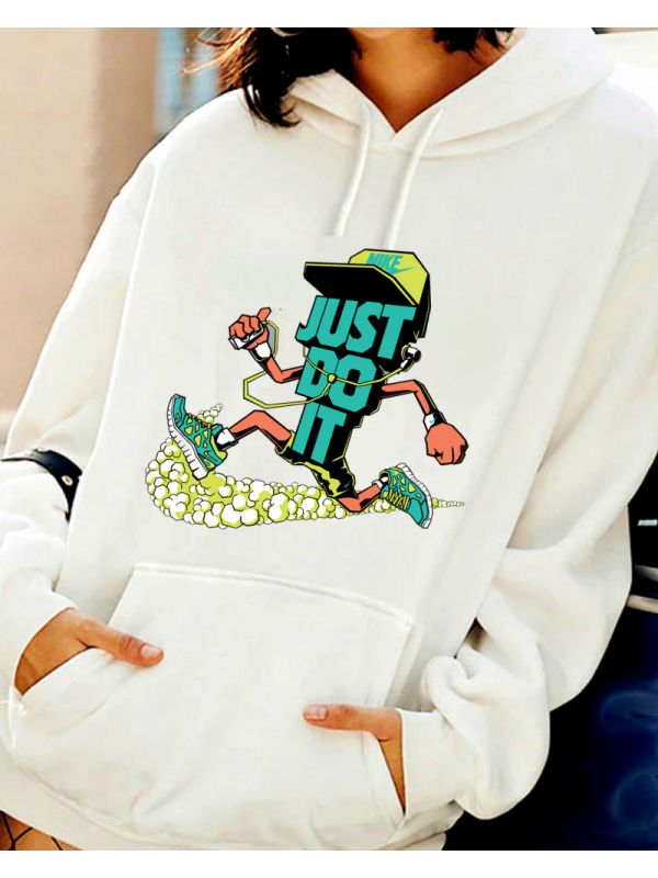 Just do it baskılı kadın sweat…