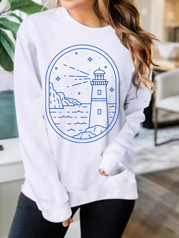 İllüstrasyon baskılı sweatshirt 21…