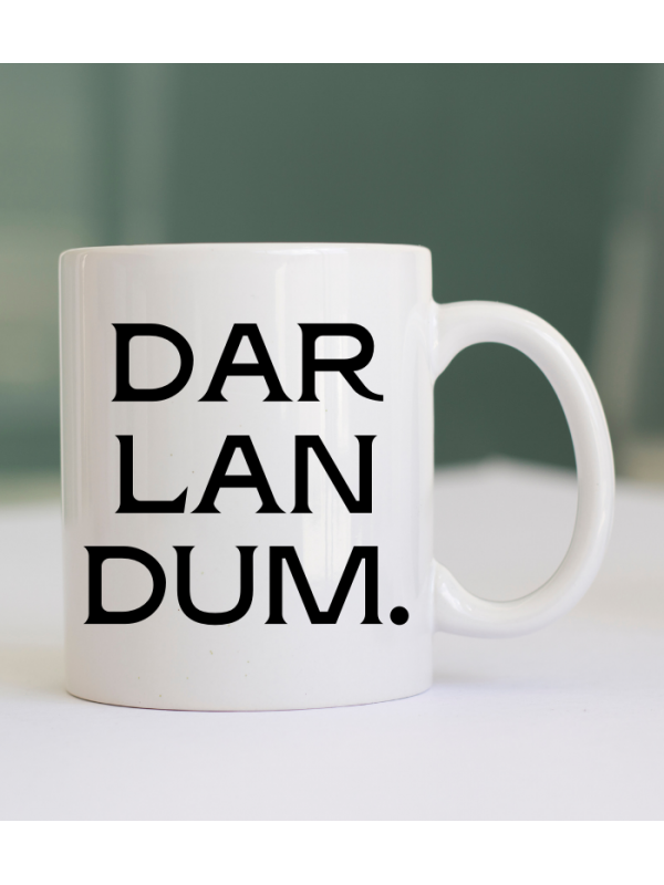 Darlandum Yazı Baskılı Kupa…