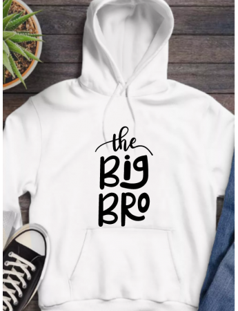The Big Bro baskılı erkek sweat