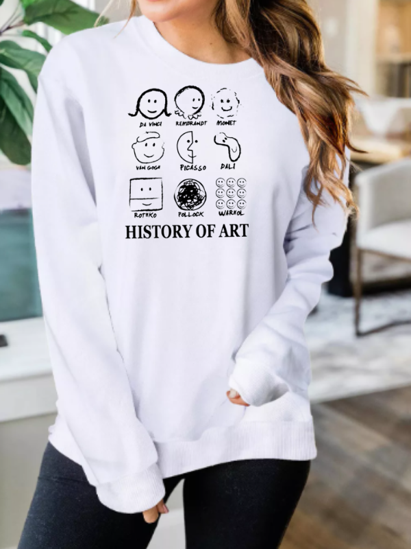 Emoji baskılı kadın sweat 03…
