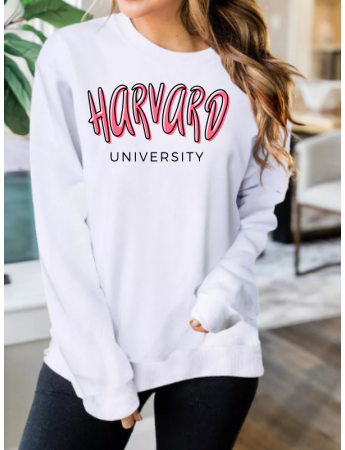 Harvard Baskılı kadın sweathirt 02