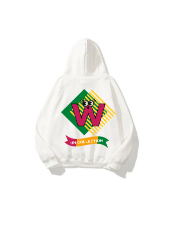 W baskılı unisex sweat - HN COLLECTION