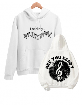 Are you ready baskılı kadın erkek sweat - HN COLLECTION