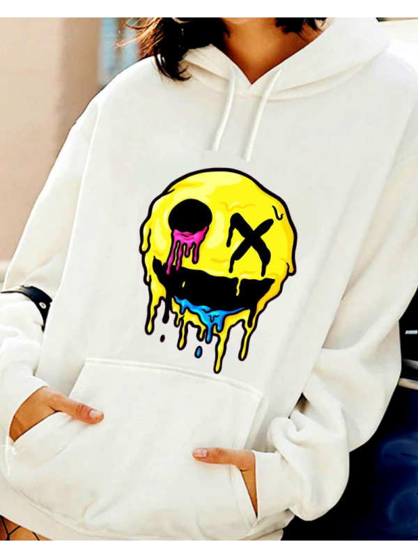 Emoji baskılı unisex sweathirt…