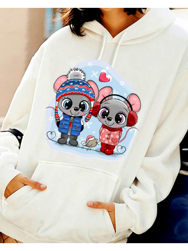 Noel baskılı kadın sweat 03…