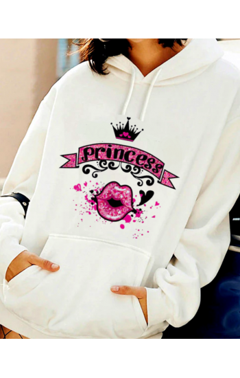 Princess Baskılı Kadın Sweatshirt…