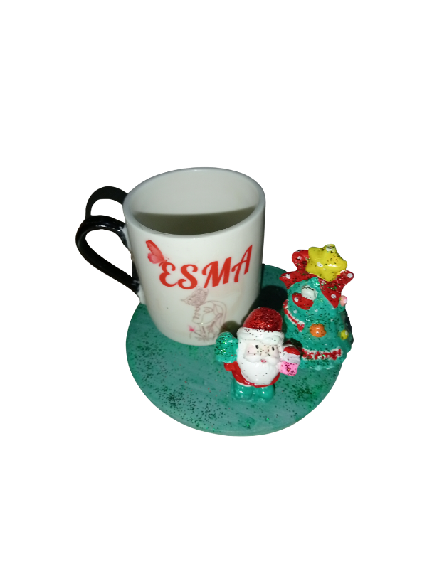 EsmaDesignStore Üç Boyutlu El Yapımı Yılbaşı Temalı Finca…