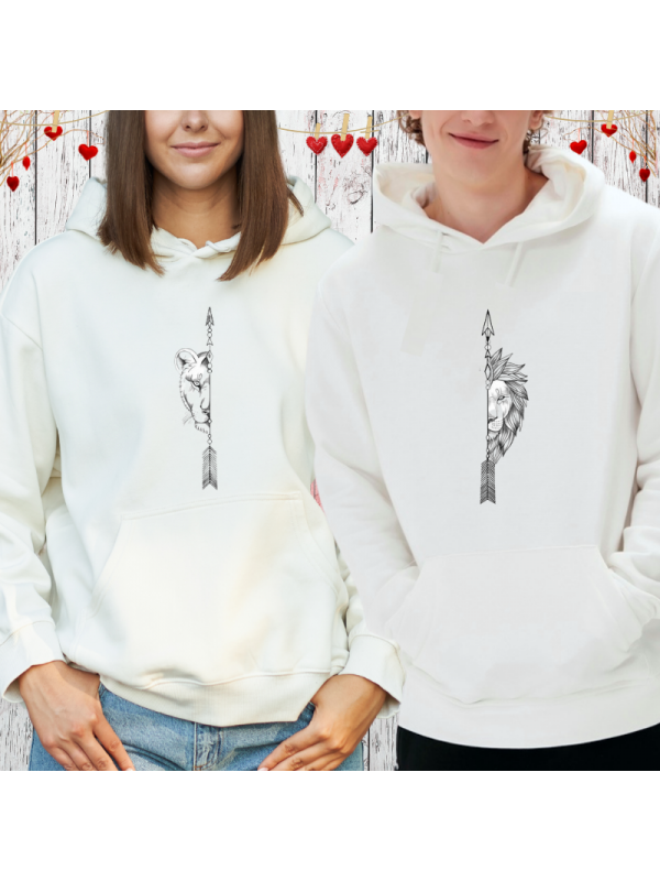 Sevgili Kombini Aslan Kaplan Baskılı Kişiye Özel Sweatshirt 2…