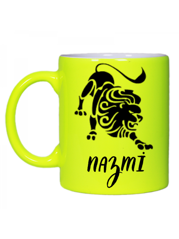 Neon Yeşili Burç Baskılı Kupa 08…