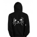 Kedi Baskılı Kadın Sweatshirt Siyah 01