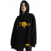 Love Çiçek ve Kelebek Baskılı Kadın Sweatshirt