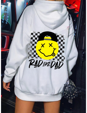 Rad Like Dad Baskılı Kadın Sweatshirt