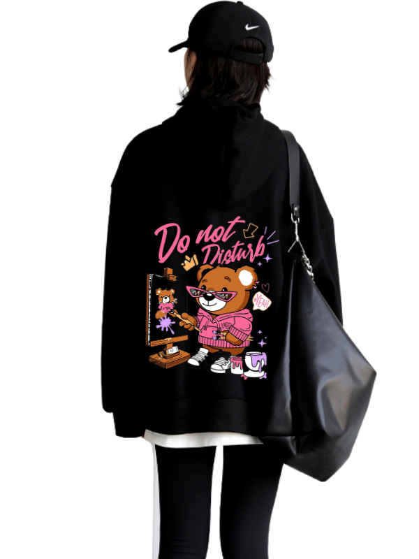 Do Not Baskılı Kadın Sweatshirt Siyah…