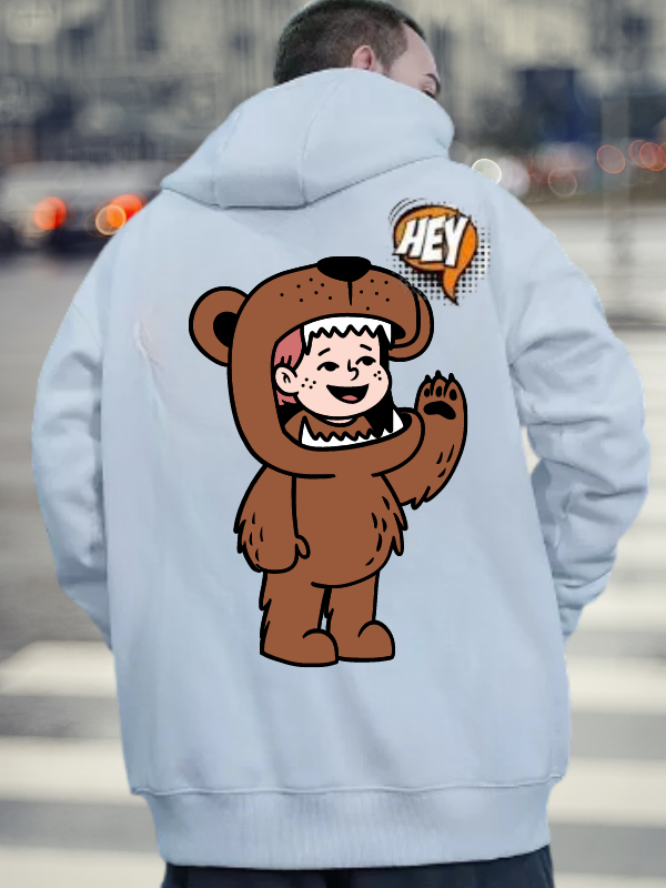 Hey Baskılı Erkek Sweatshirt Beyaz…